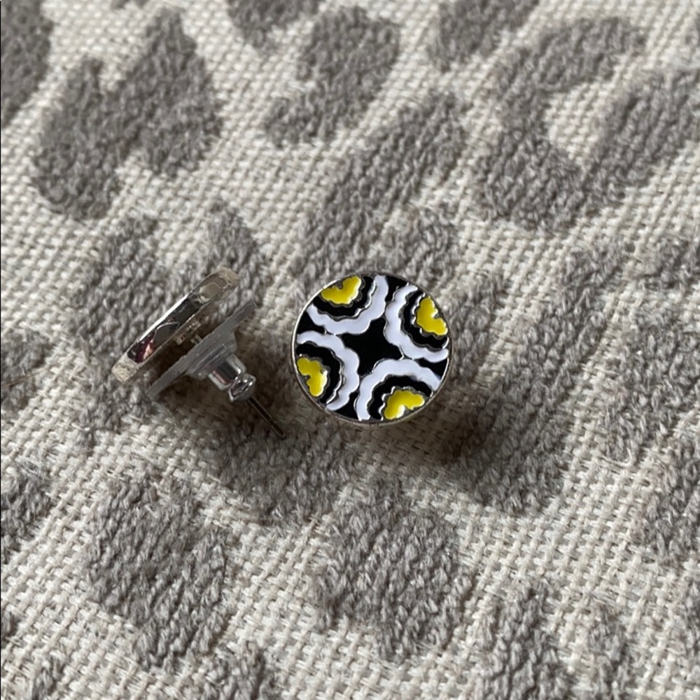 Vera Bradley Fanfare Circle Post Earrings - Picture 2 of 5
